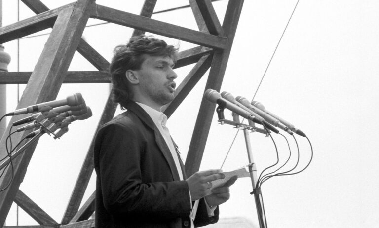 Viktor Orbán in 1989.