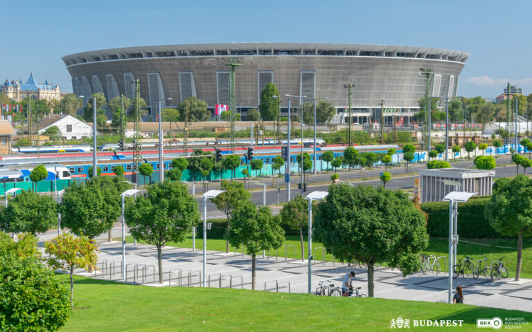 Puskás Aréna BKK traffic Budapest