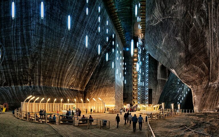 Turda salt mine historic preservation Romania