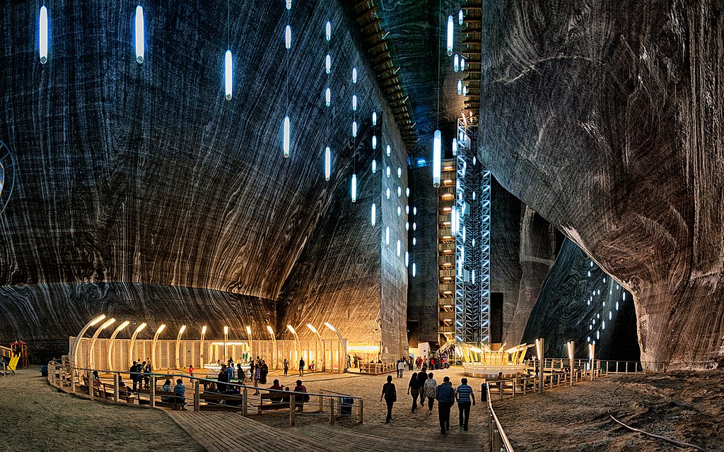 Turda salt mine historic preservation Romania