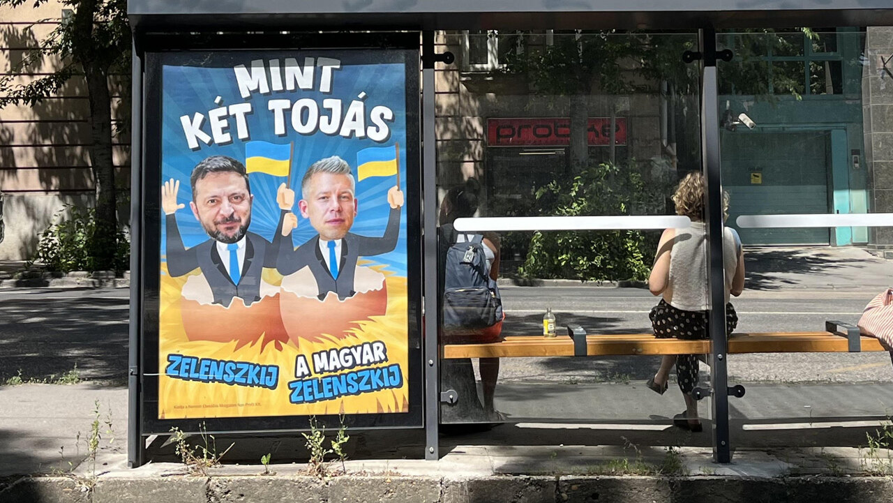 Zelenszky Péter Magyar poster campaign Ukraine